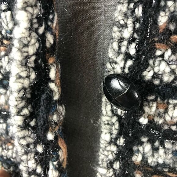 Isabel Marant Barney Bouclé Striped Long Cardigan‎ Sweater Sz 42 - Picture 2 of 12